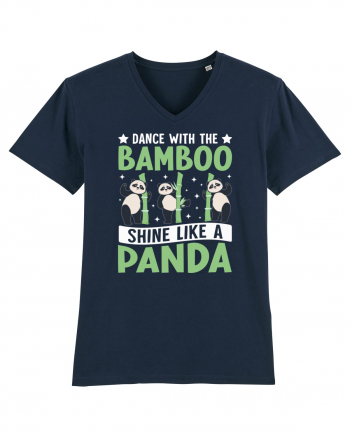 Dance with the Bamboo Shine Like a Panda French Navy