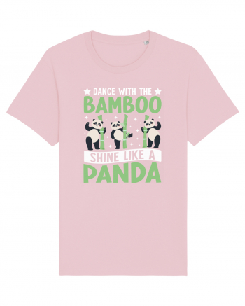 Dance with the Bamboo Shine Like a Panda Cotton Pink