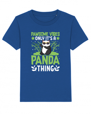 Pawsome vibes only it's a panda thing Majorelle Blue