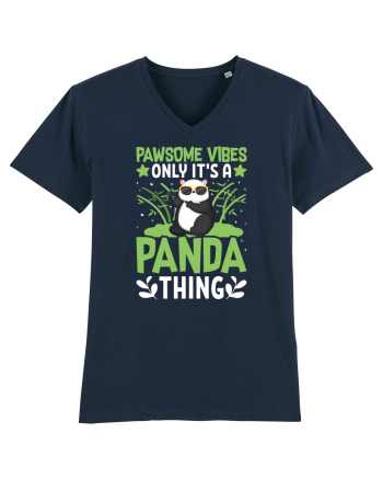 Pawsome vibes only it's a panda thing French Navy