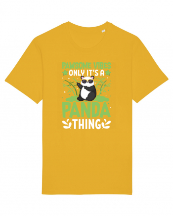 Pawsome vibes only it's a panda thing Spectra Yellow