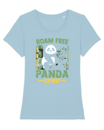 Roam free Panda spirit Sky Blue