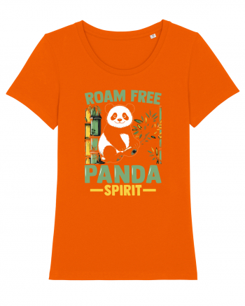 Roam free Panda spirit Bright Orange