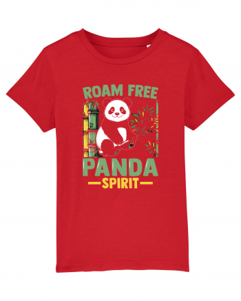Roam free Panda spirit Red