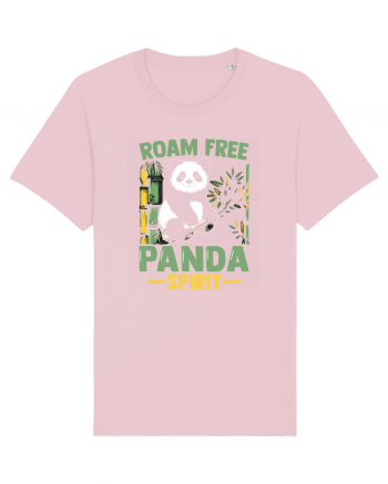 Roam free Panda spirit Cotton Pink