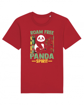 Roam free Panda spirit Red