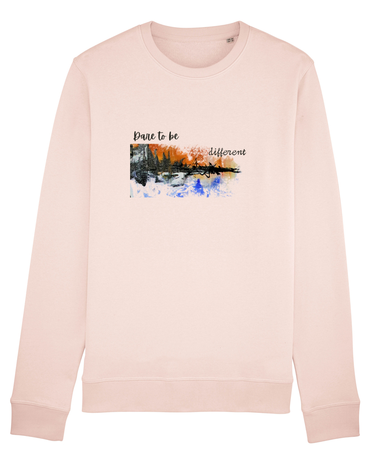 Bluză mânecă lungă Unisex Rise Candy Pink