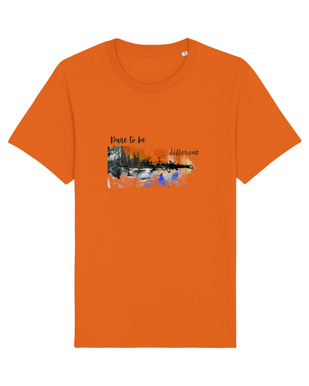 Tricou mânecă scurtă Unisex Rocker Bright Orange
