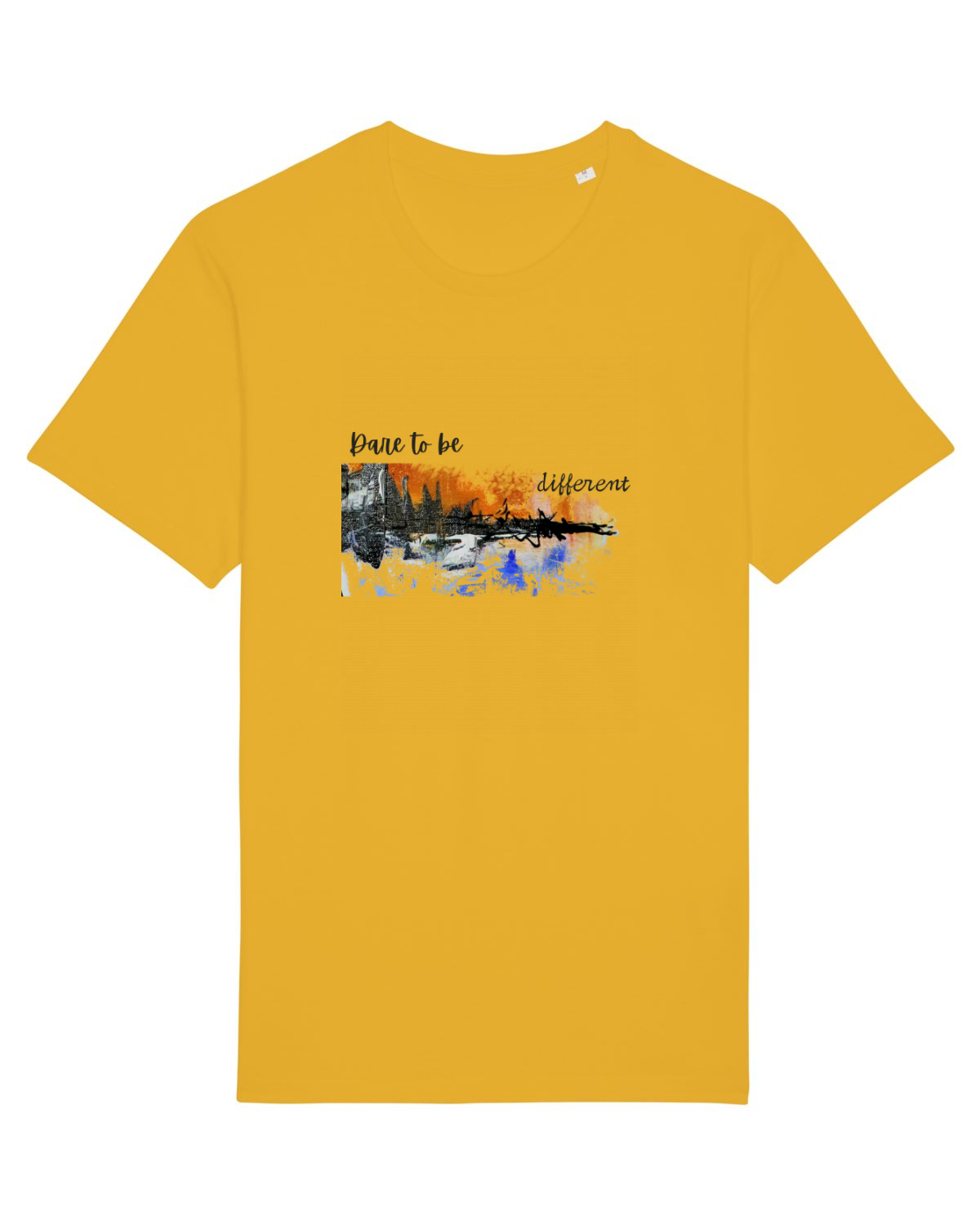 Tricou mânecă scurtă Unisex Rocker Spectra Yellow