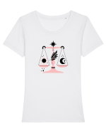 Zodiac - Balanta Tricou mânecă scurtă guler larg fitted Damă Expresser