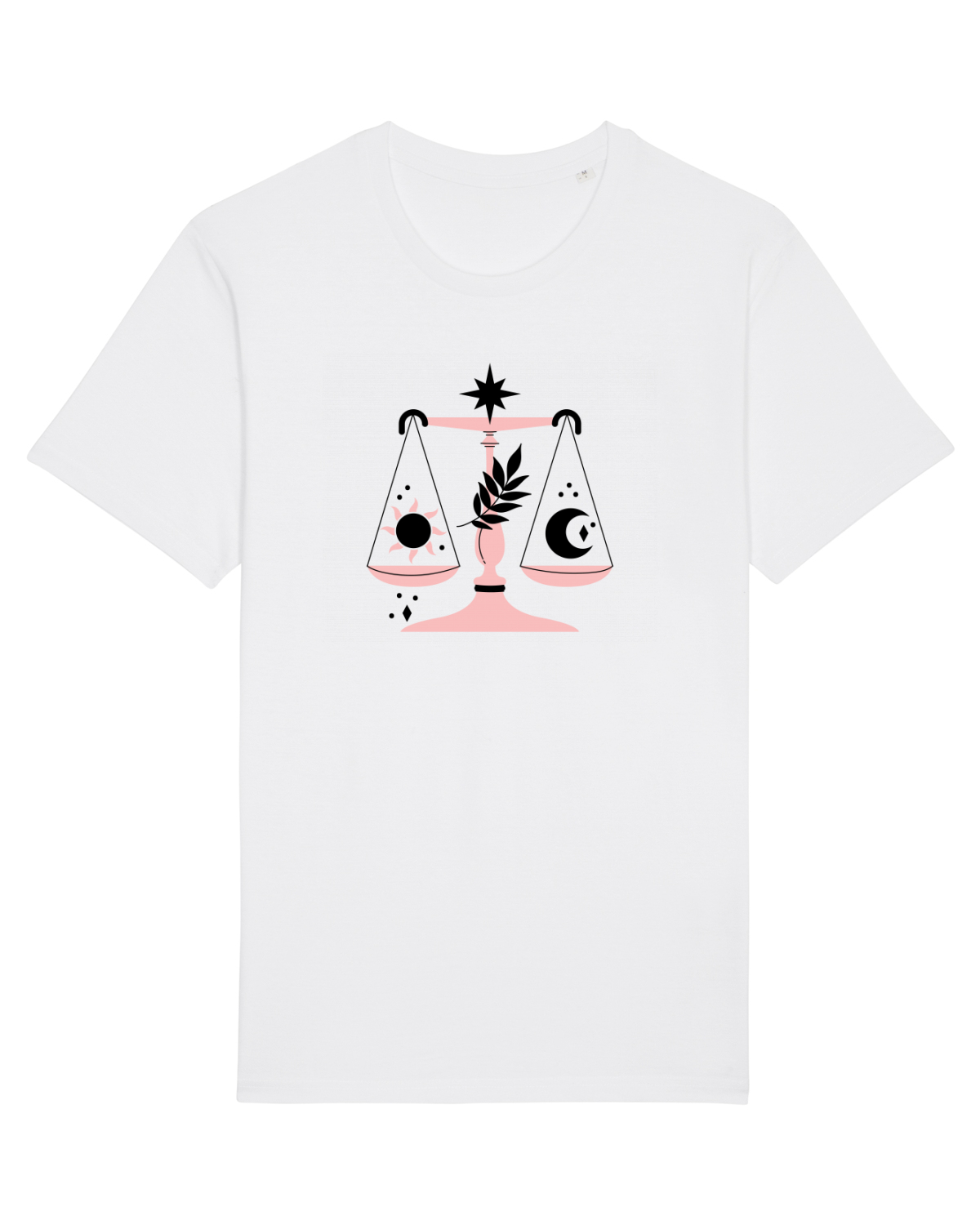 Tricou mânecă scurtă Unisex Rocker White