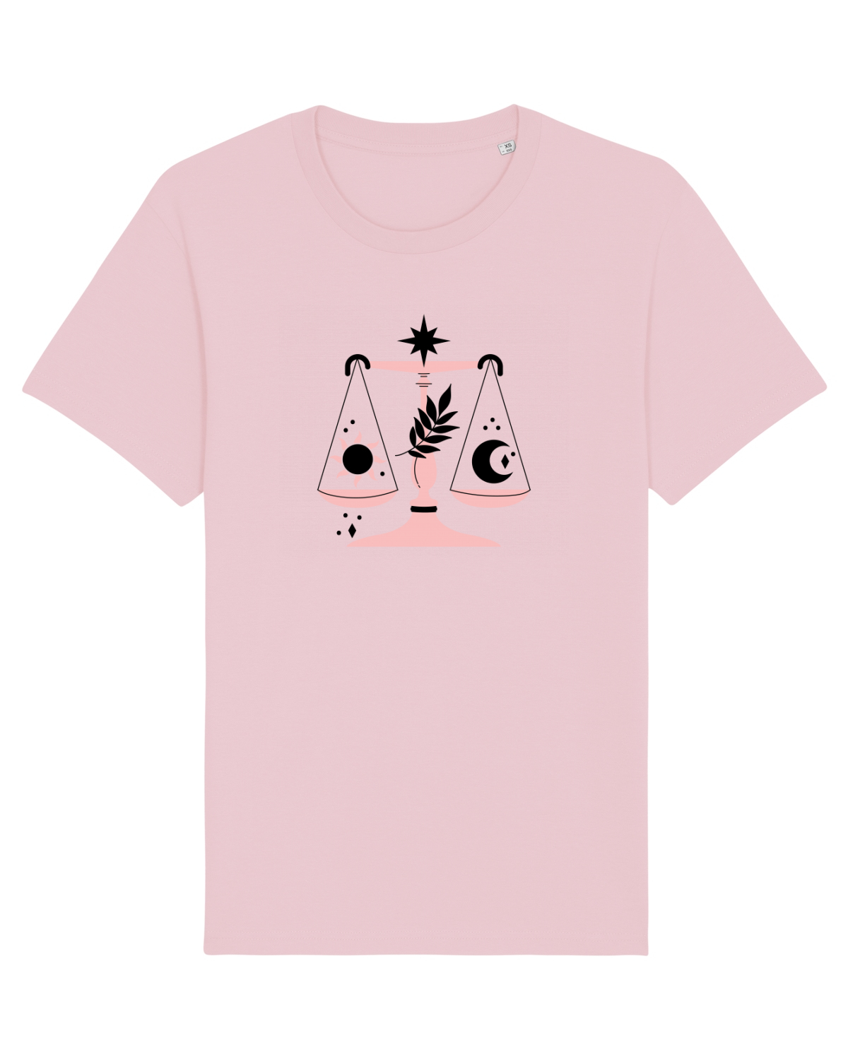 Tricou mânecă scurtă Unisex Rocker Cotton Pink