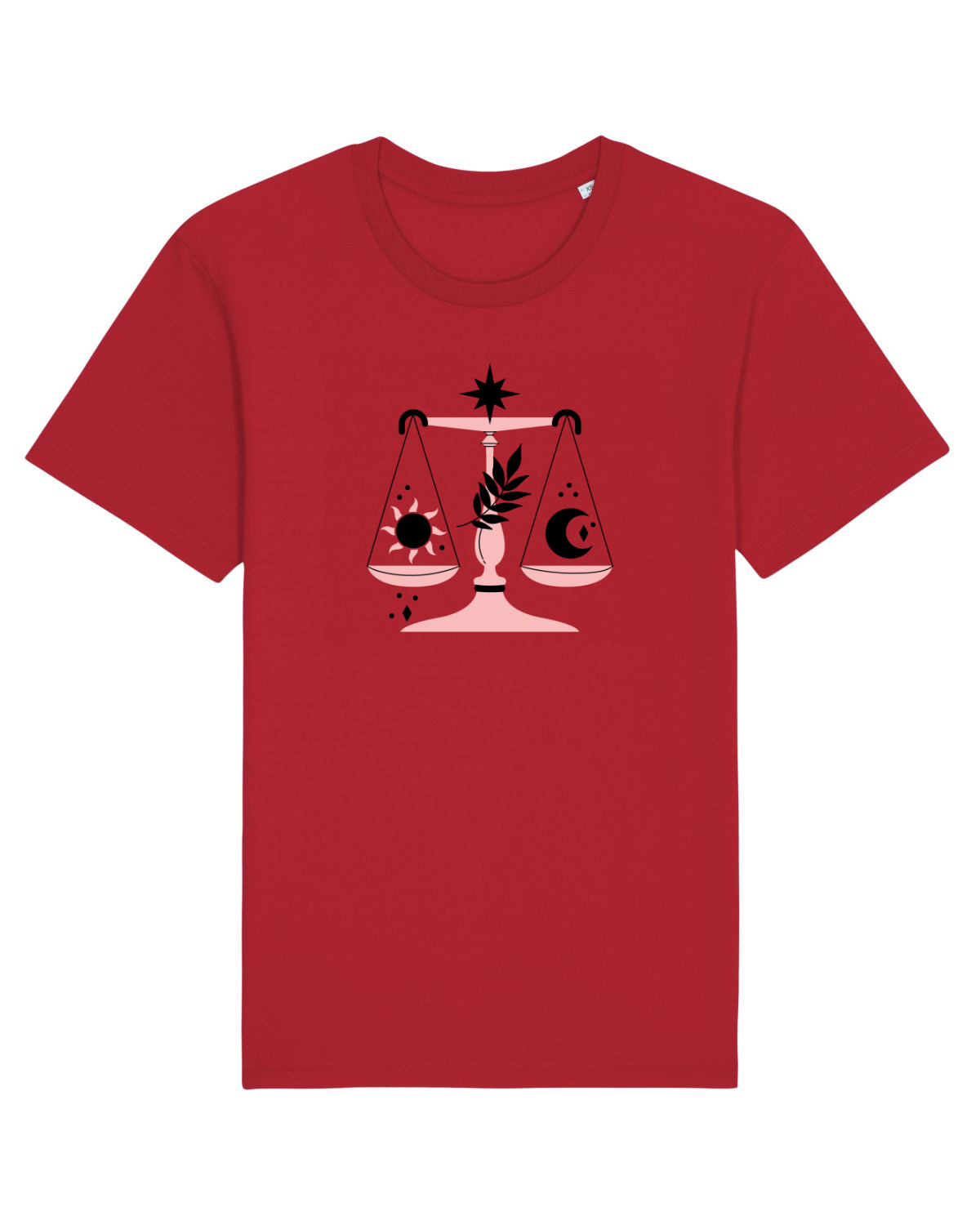 Tricou mânecă scurtă Unisex Rocker Red