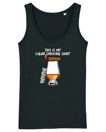Cigar smoking shirt Black