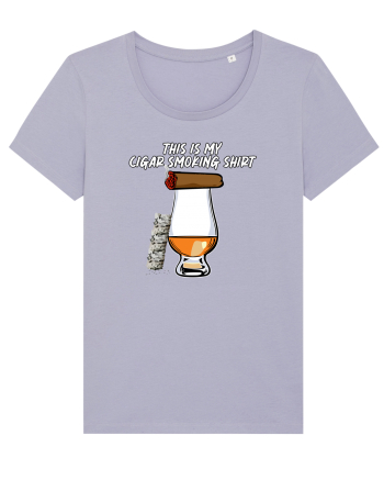 Cigar smoking shirt Lavender