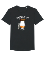 Cigar smoking shirt Tricou mânecă scurtă guler larg Bărbat Skater
