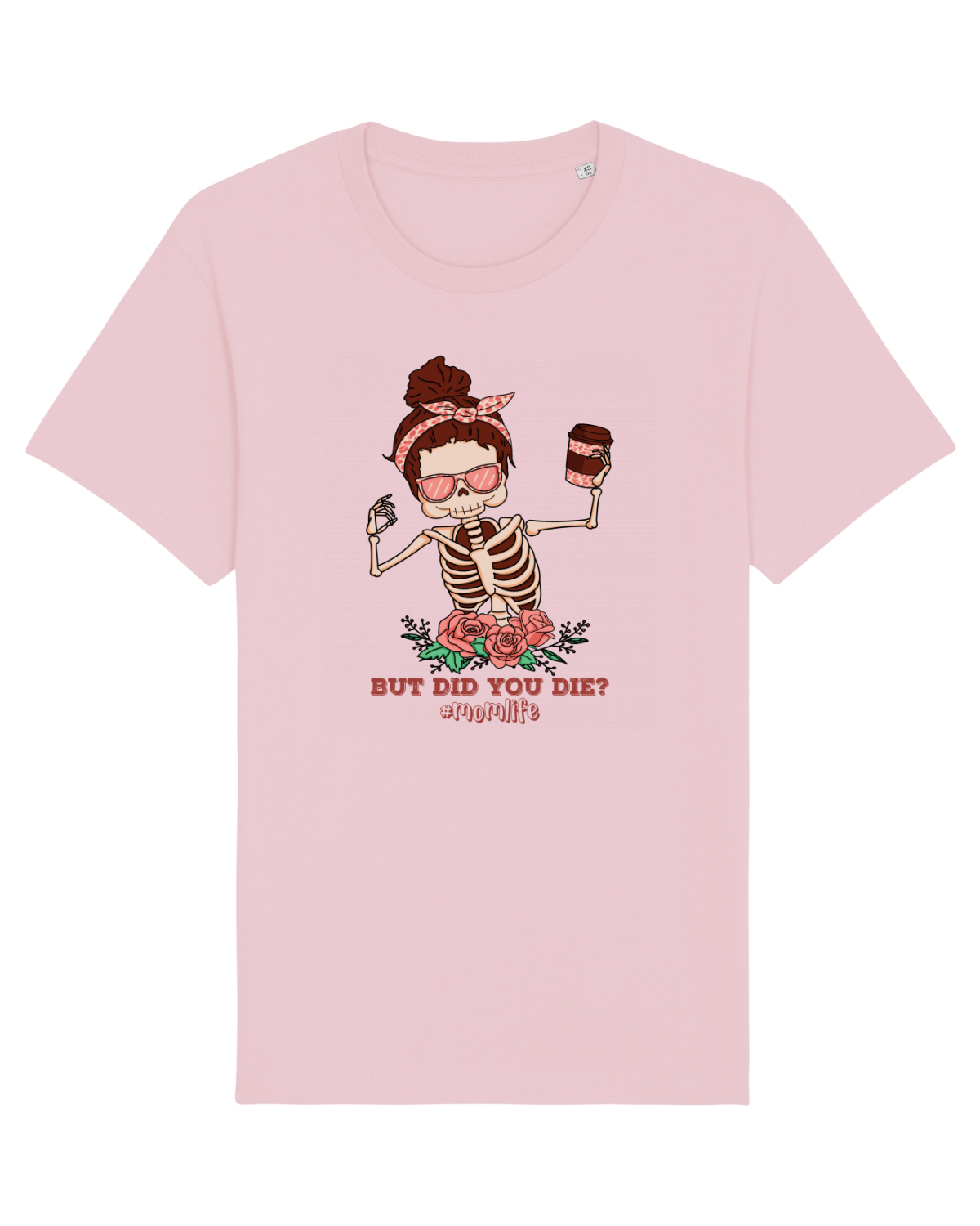 Tricou mânecă scurtă Unisex Rocker Cotton Pink