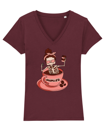 pentru mame moderne - Momlife in a sea of caffeine Burgundy
