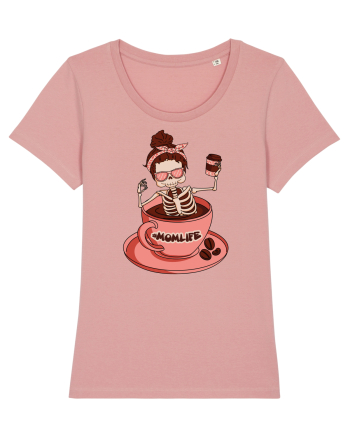 pentru mame moderne - Momlife in a sea of caffeine Canyon Pink