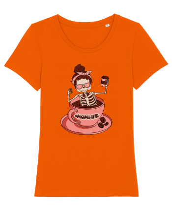 pentru mame moderne - Momlife in a sea of caffeine Bright Orange