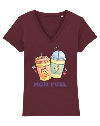 pentru mamele iubitoare de cafea - Coffee - mom fuel Burgundy