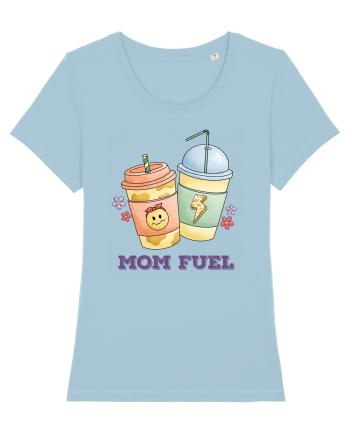 pentru mamele iubitoare de cafea - Coffee - mom fuel Sky Blue