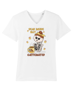 pentru mamele iubitoare de cafea - Dead inside but caffeinated Tricou mânecă scurtă guler V Bărbat Presenter