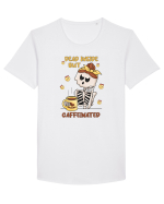 pentru mamele iubitoare de cafea - Dead inside but caffeinated Tricou mânecă scurtă guler larg Bărbat Skater