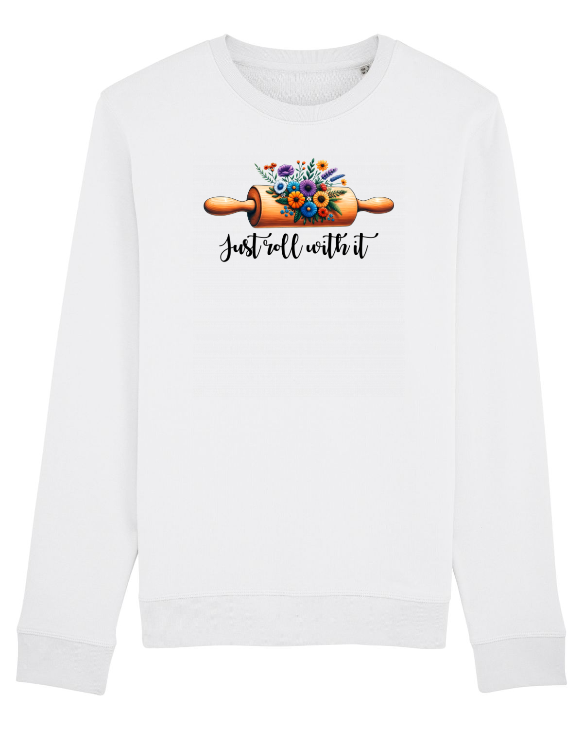 Bluză mânecă lungă Unisex Rise White