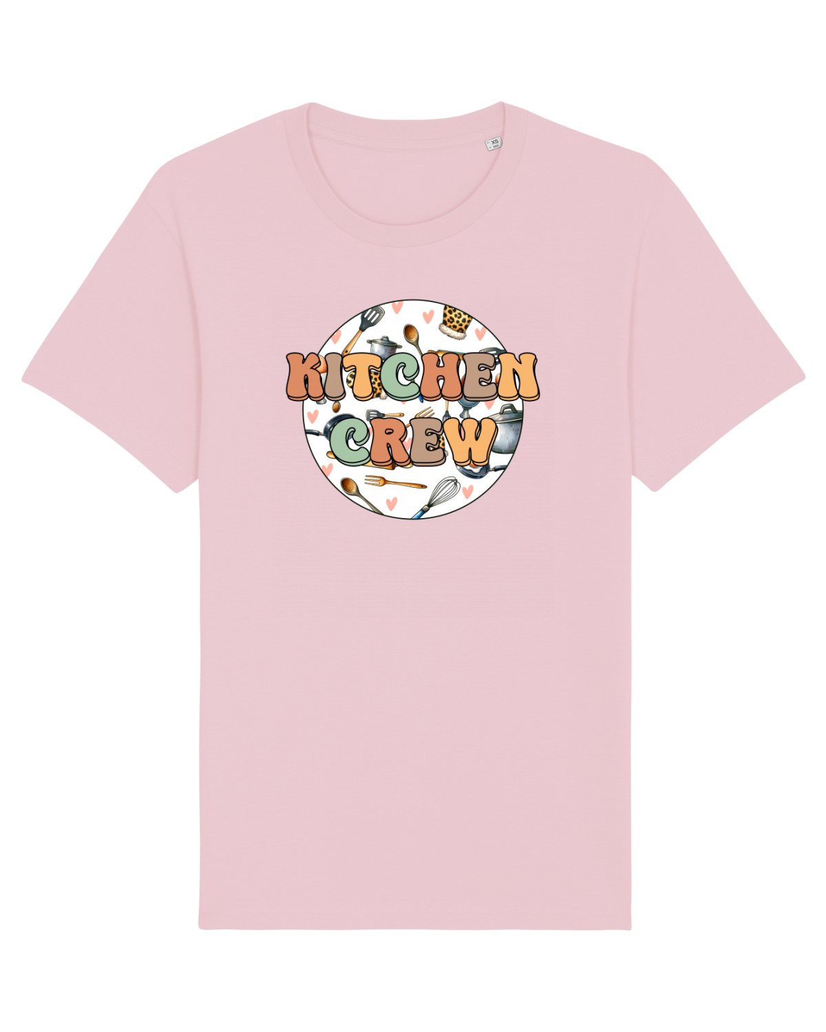Tricou mânecă scurtă Unisex Rocker Cotton Pink