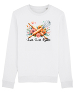 pentru pasiune culinară - Live love bake Bluză mânecă lungă Unisex Rise