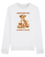 cu afectiune de Ziua Mamei - Worlds best mom Bluză mânecă lungă Unisex Rise