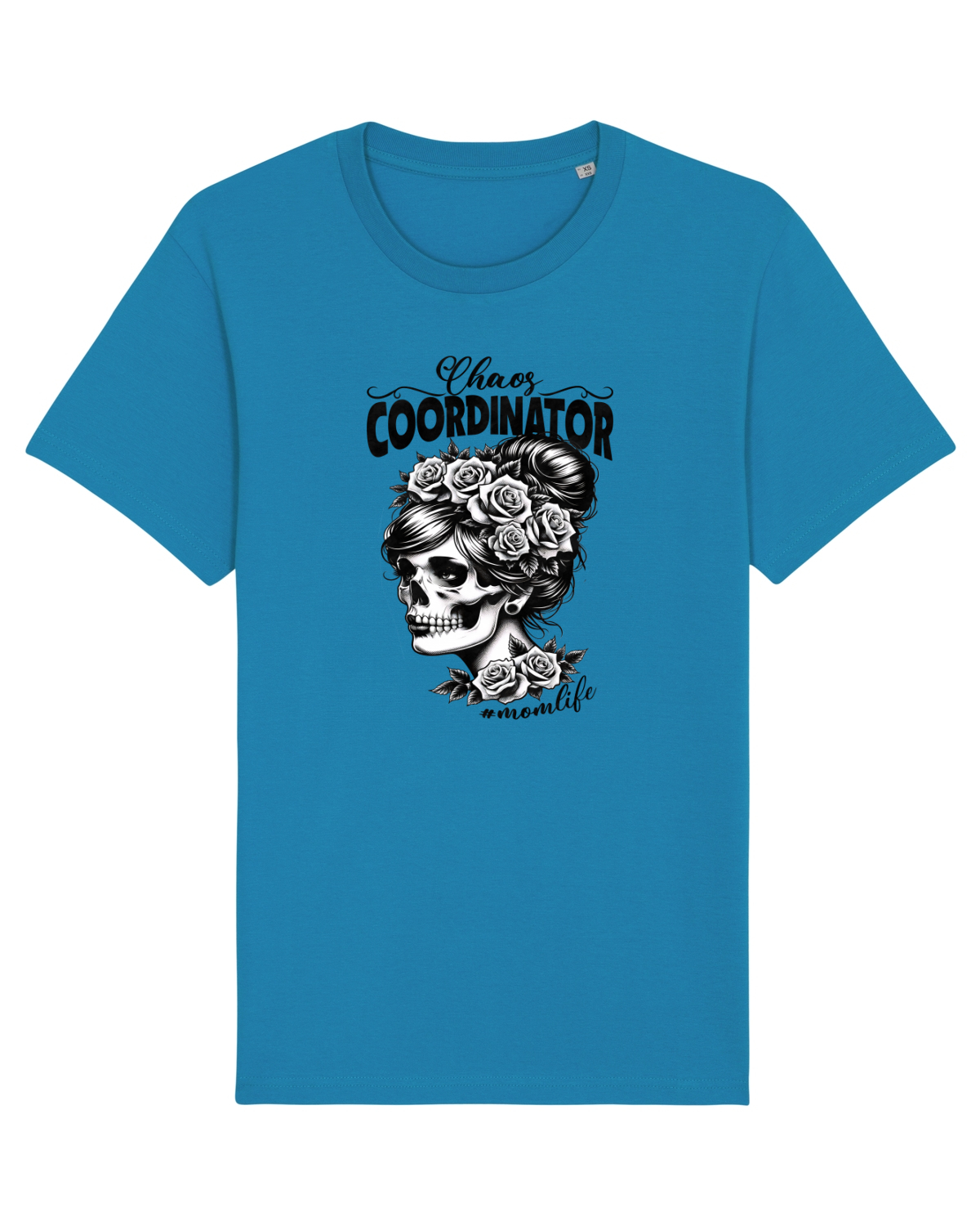 Tricou mânecă scurtă Unisex Rocker Azur