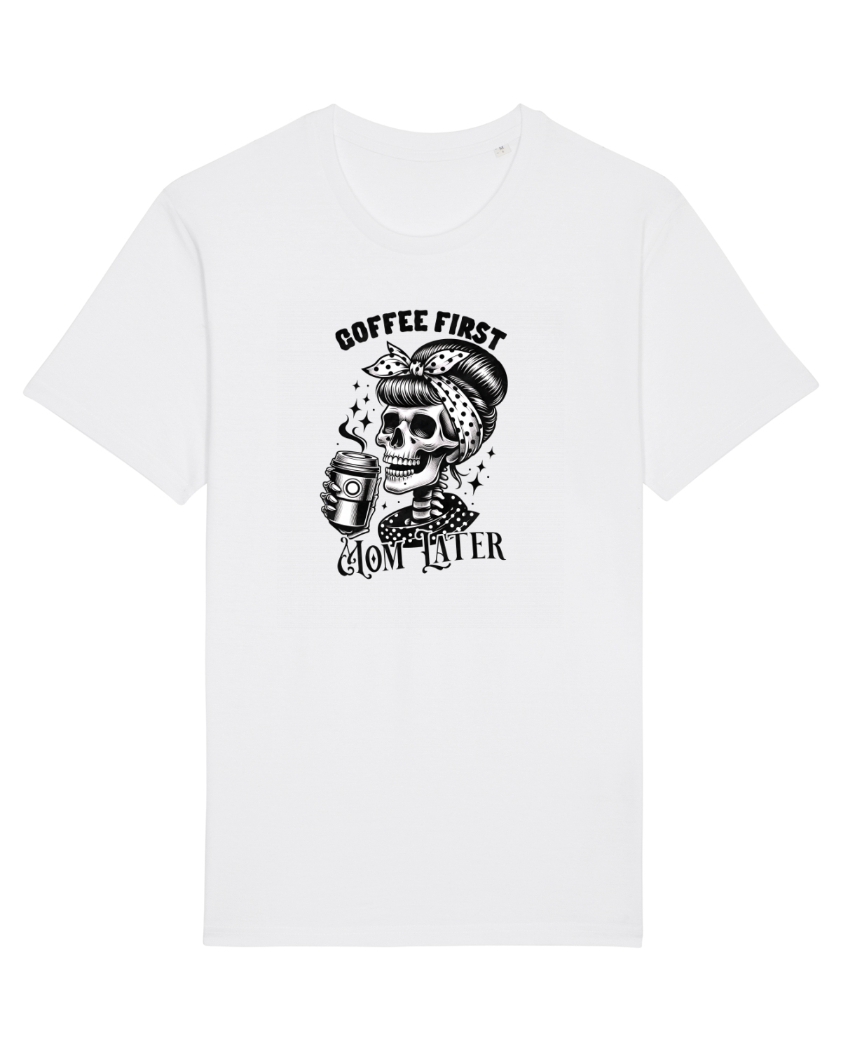 Tricou mânecă scurtă Unisex Rocker White