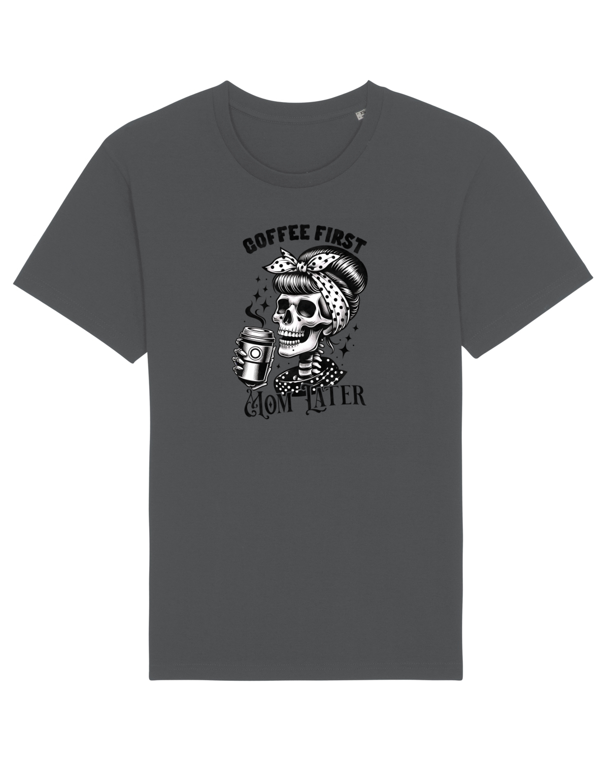 Tricou mânecă scurtă Unisex Rocker Anthracite