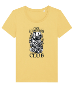 Moda rebelă pt mame moderne - Cool godmothers club Tricou mânecă scurtă guler larg fitted Damă Expresser