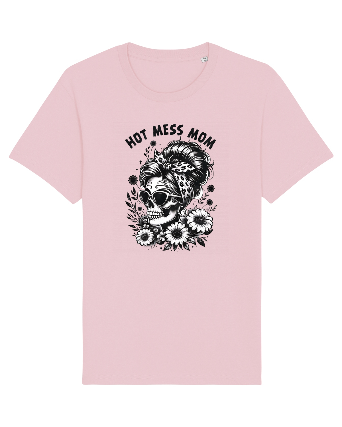 Tricou mânecă scurtă Unisex Rocker Cotton Pink