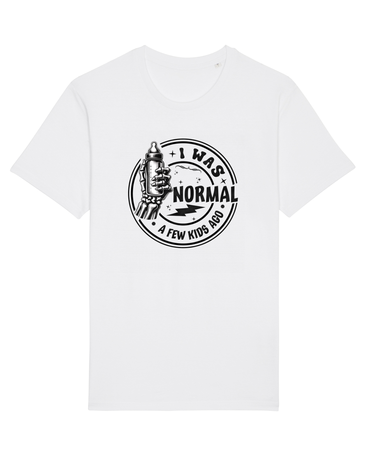 Tricou mânecă scurtă Unisex Rocker White