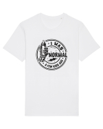 Moda rebelă pt mame moderne - I was normal a few kids ago Tricou mânecă scurtă Unisex Rocker