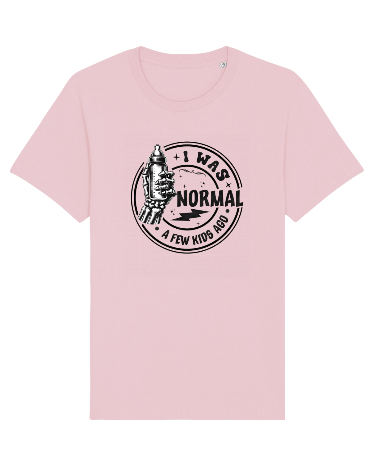 Tricou mânecă scurtă Unisex Rocker Cotton Pink