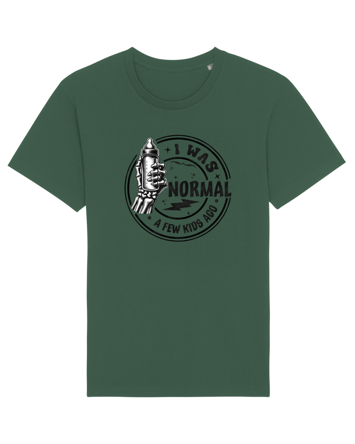 Tricou mânecă scurtă Unisex Rocker Bottle Green