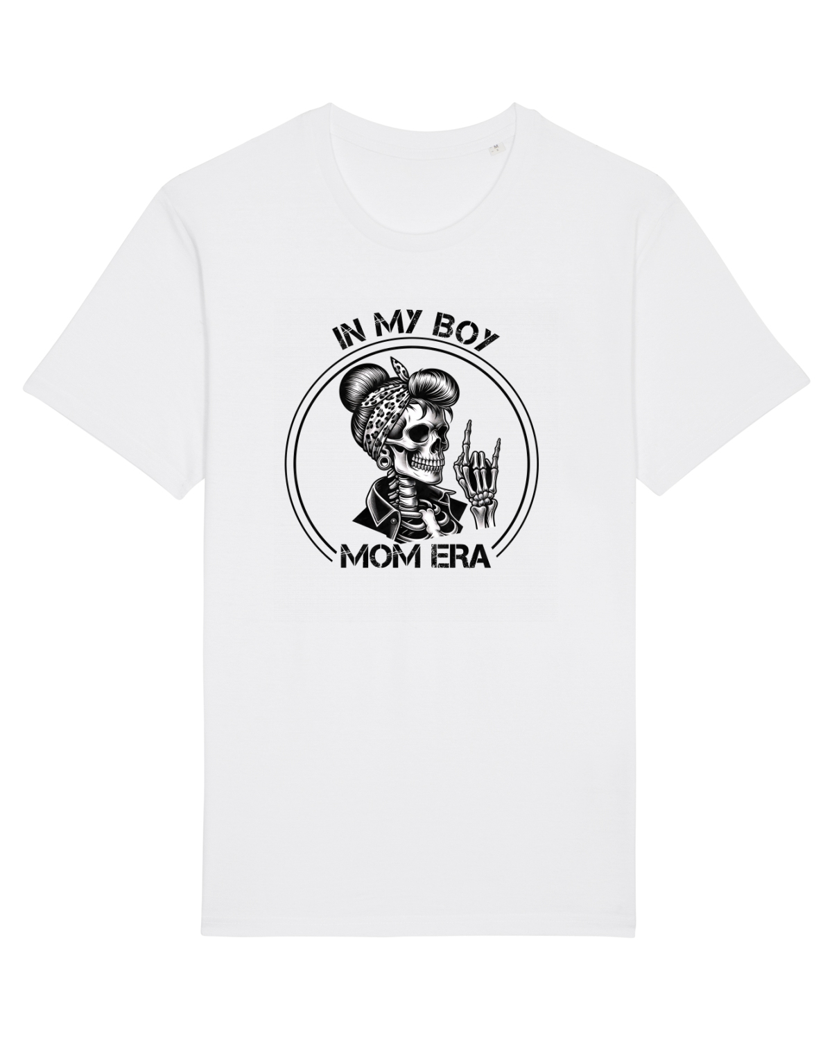 Tricou mânecă scurtă Unisex Rocker White
