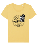 Moda rebelă pt mame moderne - Just another manic mom day Tricou mânecă scurtă guler larg fitted Damă Expresser