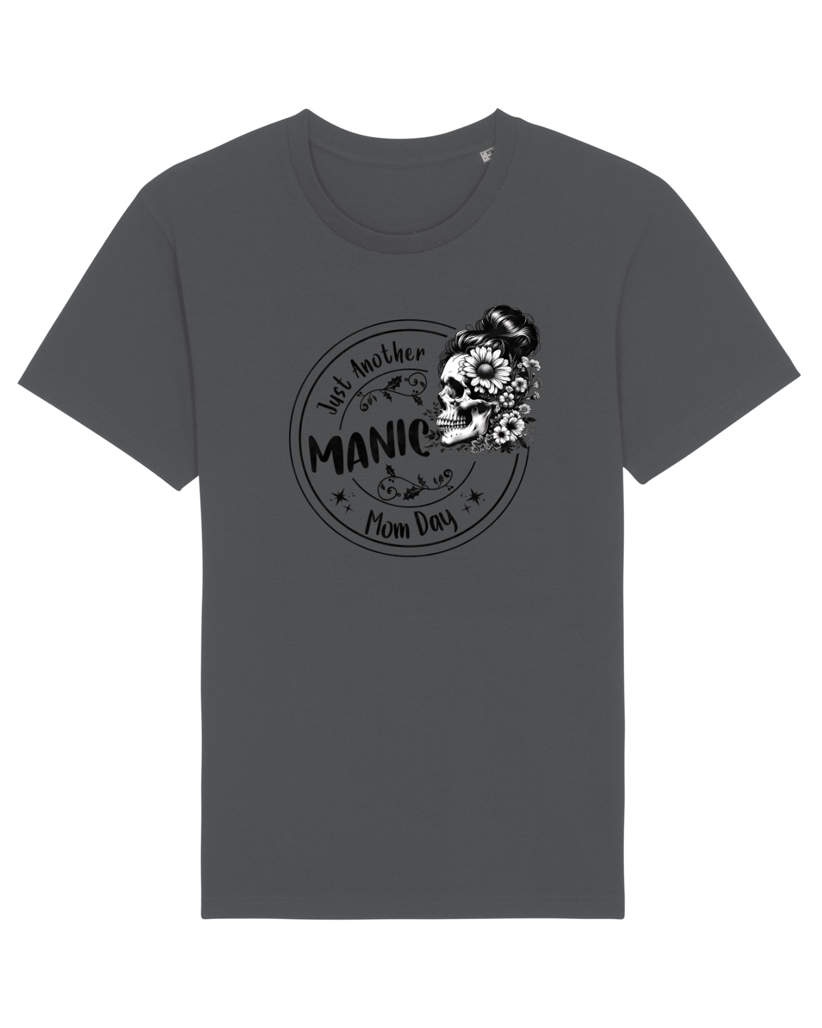 Tricou mânecă scurtă Unisex Rocker Anthracite