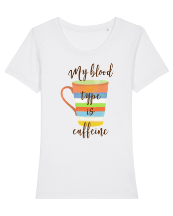 Iubesc cafeaua în sange White