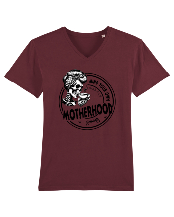 Moda rebelă pt mame moderne - Mind your own motherhood Burgundy