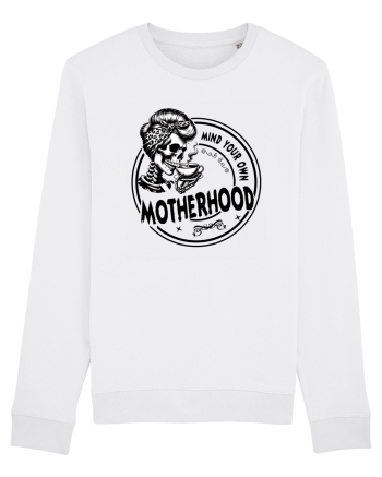 Moda rebelă pt mame moderne - Mind your own motherhood White