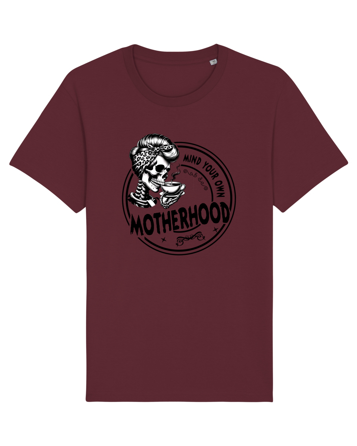 Tricou mânecă scurtă Unisex Rocker Burgundy