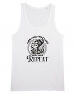 Moda rebelă pt mame moderne - Mom hard wife hard work hard repeat Maiou Bărbat Runs