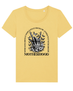 Moda rebelă pt mame moderne - Rockin motherhood Tricou mânecă scurtă guler larg fitted Damă Expresser
